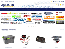 Tablet Screenshot of kohen.ca